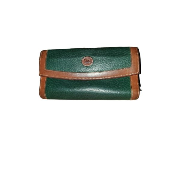 Doony & Bourke Green Leather Vintage Wallet - Picture 1 of 1